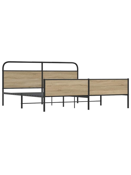 METALLIST VOODIRAAM ILMA MADRATSITA SUITSUTATUD TAMM 183X213 CM