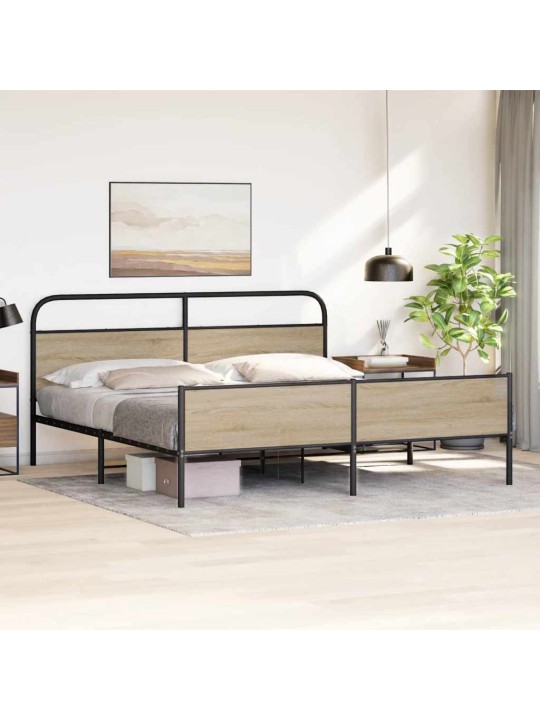 METALLIST VOODIRAAM ILMA MADRATSITA SUITSUTATUD TAMM 183X213 CM