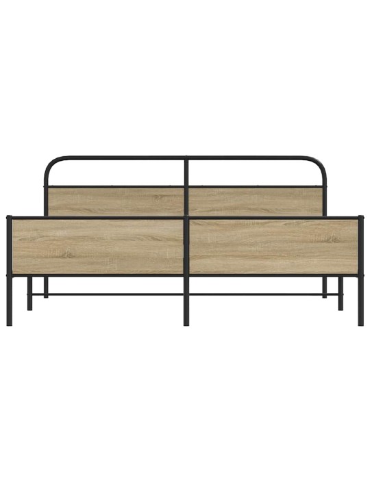 METALLIST VOODIRAAM ILMA MADRATSITA SUITSUTATUD TAMM 150X200 CM