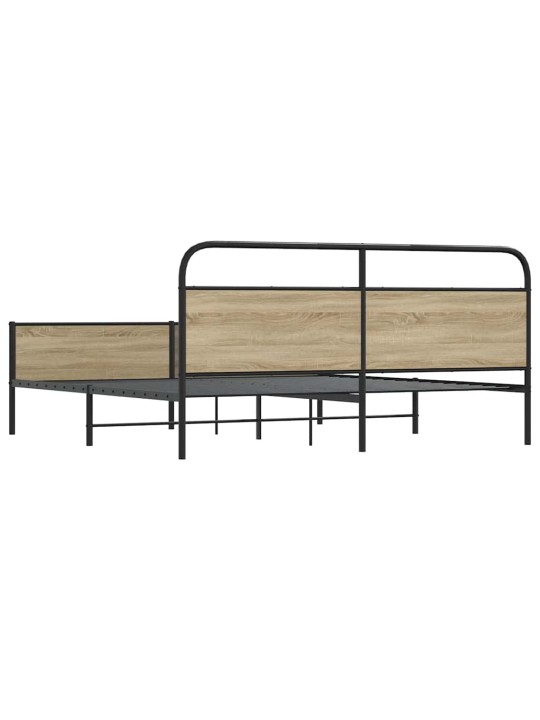 METALLIST VOODIRAAM ILMA MADRATSITA SUITSUTATUD TAMM 150X200 CM