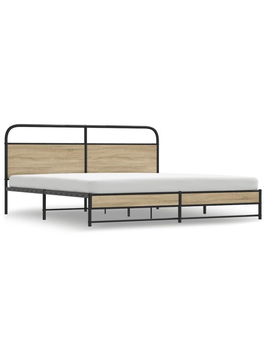 METALLIST VOODIRAAM ILMA MADRATSITA SUITSUTATUD TAMM 183X213 CM