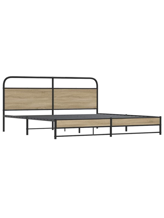 METALLIST VOODIRAAM ILMA MADRATSITA SUITSUTATUD TAMM 183X213 CM
