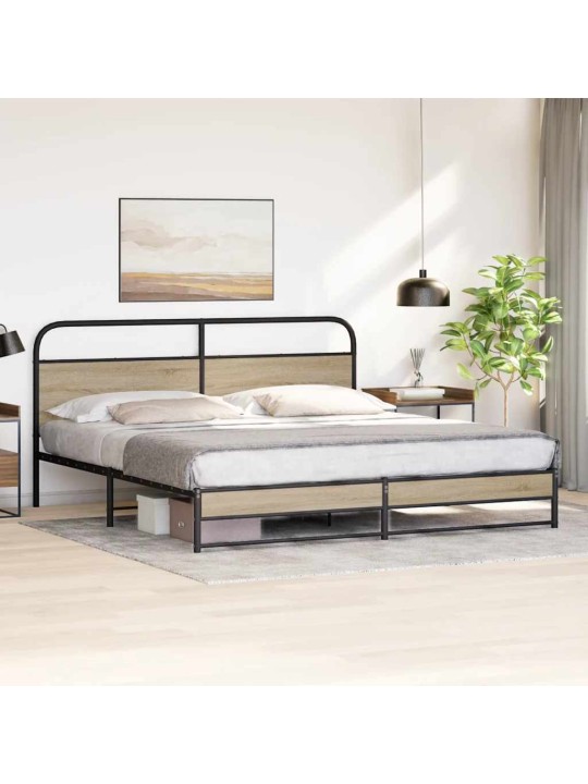 METALLIST VOODIRAAM ILMA MADRATSITA SUITSUTATUD TAMM 183X213 CM
