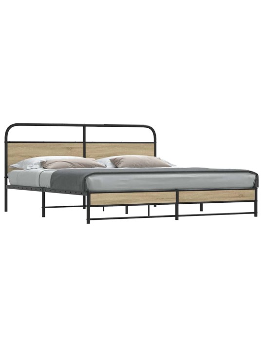 METALLIST VOODIRAAM ILMA MADRATSITA SUITSUTATUD TAMM 193X203 CM
