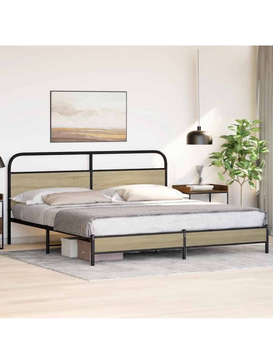 METALLIST VOODIRAAM ILMA MADRATSITA SONOMA TAMM 183X213 CM
