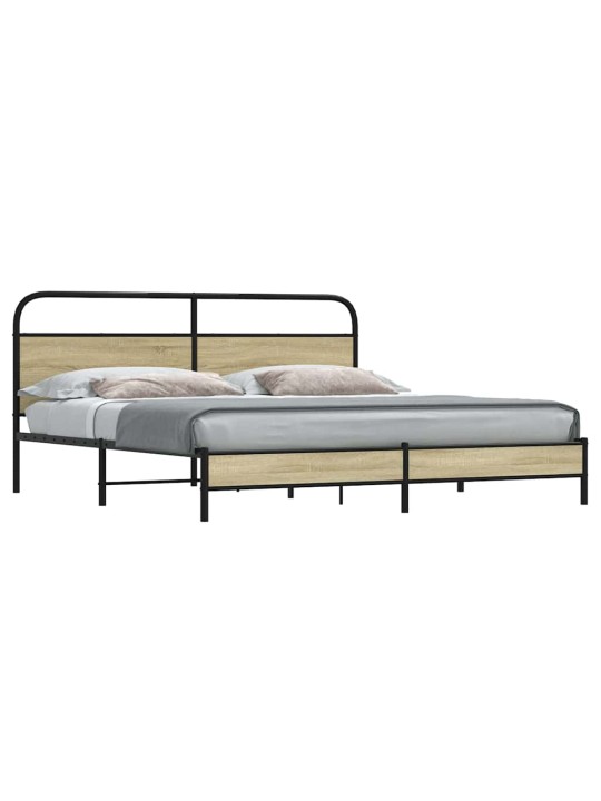 METALLIST VOODIRAAM ILMA MADRATSITA SONOMA TAMM 183X213 CM