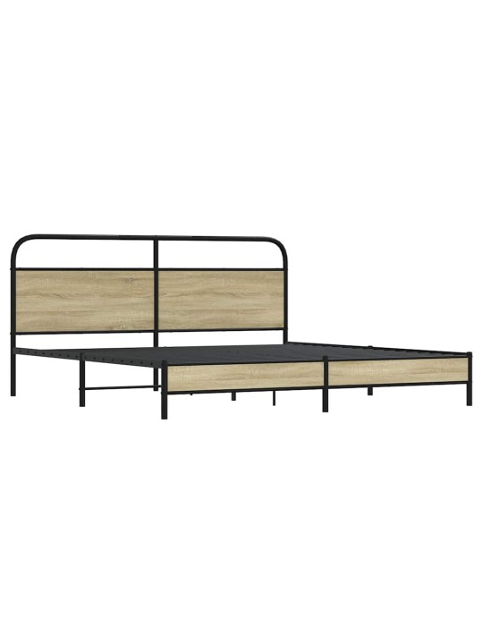 METALLIST VOODIRAAM ILMA MADRATSITA SONOMA TAMM 193X203 CM