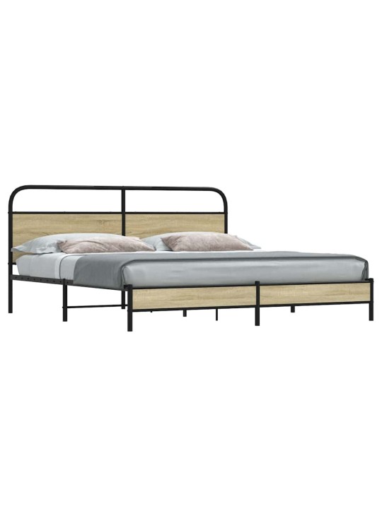 METALLIST VOODIRAAM ILMA MADRATSITA SONOMA TAMM 193X203 CM