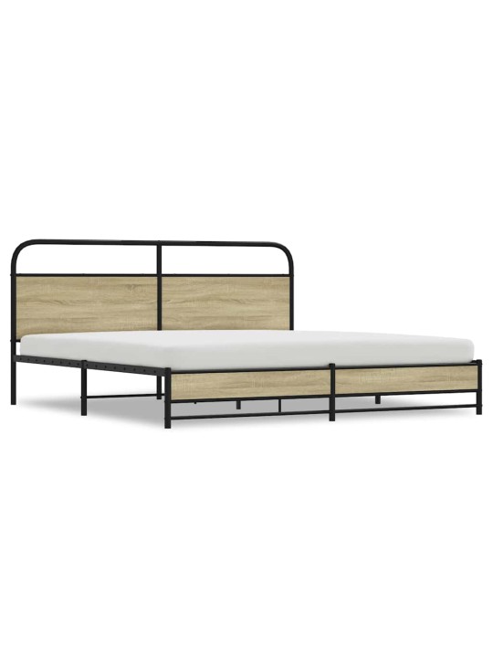 METALLIST VOODIRAAM ILMA MADRATSITA SONOMA TAMM 183X213 CM