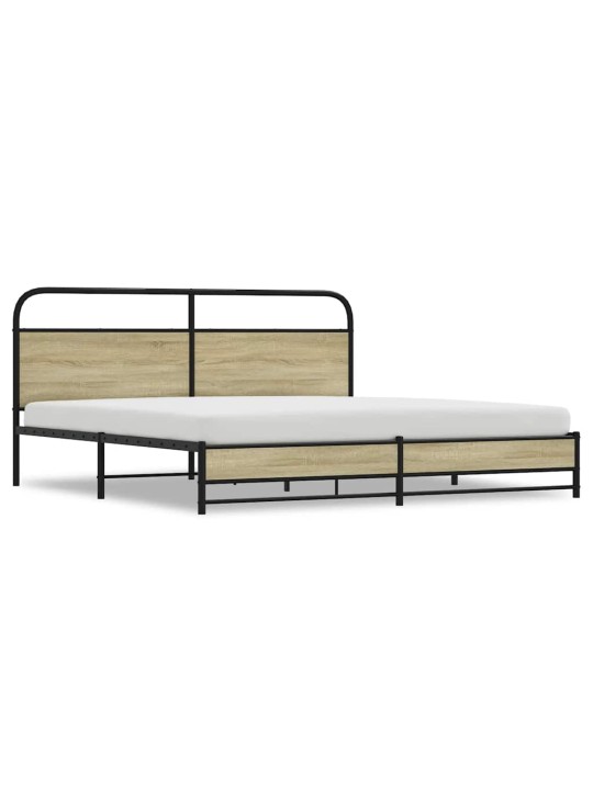 METALLIST VOODIRAAM ILMA MADRATSITA SONOMA TAMM 193X203 CM