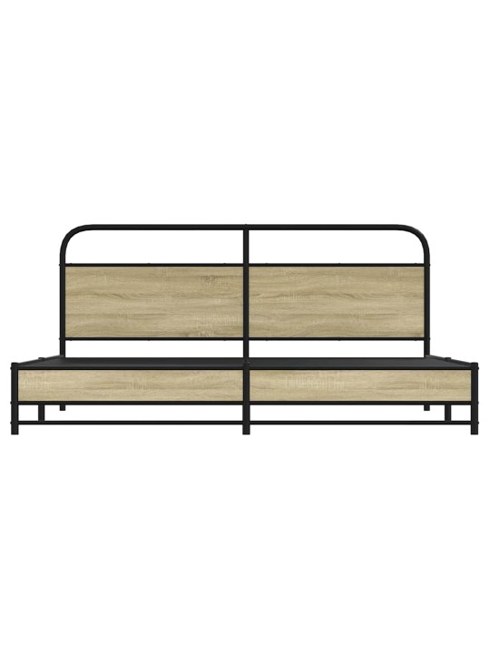 METALLIST VOODIRAAM ILMA MADRATSITA SONOMA TAMM 193X203 CM