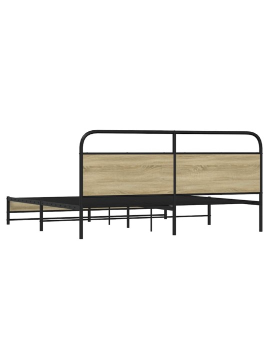 METALLIST VOODIRAAM ILMA MADRATSITA SONOMA TAMM 193X203 CM