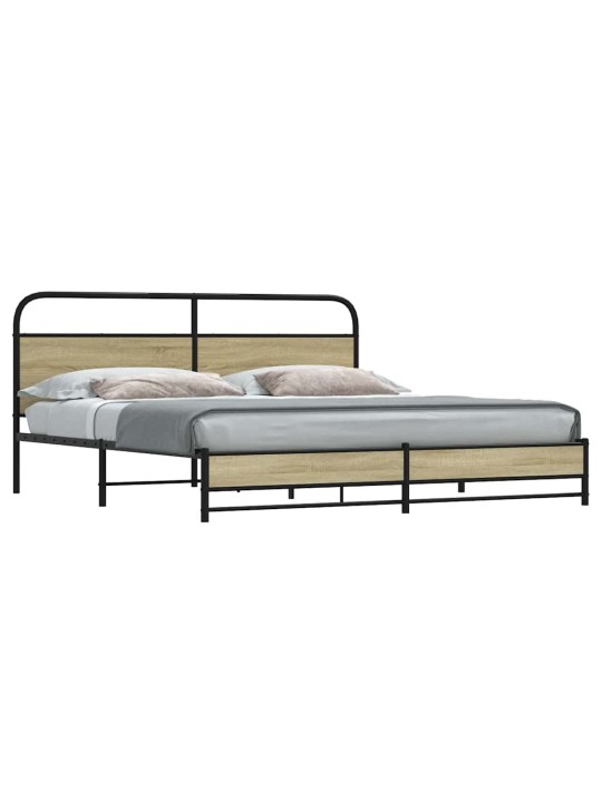 METALLIST VOODIRAAM ILMA MADRATSITA SONOMA TAMM 193X203 CM