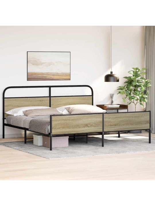 METALLIST VOODIRAAM ILMA MADRATSITA SONOMA TAMM 183X213 CM