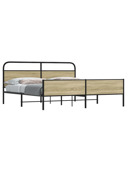 METALLIST VOODIRAAM ILMA MADRATSITA SONOMA TAMM 183X213 CM