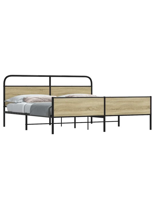 METALLIST VOODIRAAM ILMA MADRATSITA SONOMA TAMM 200X200 CM