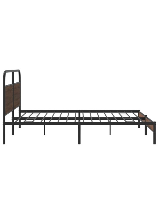 METALLIST VOODIRAAM ILMA MADRATSITA PRUUN TAMM 193X203 CM