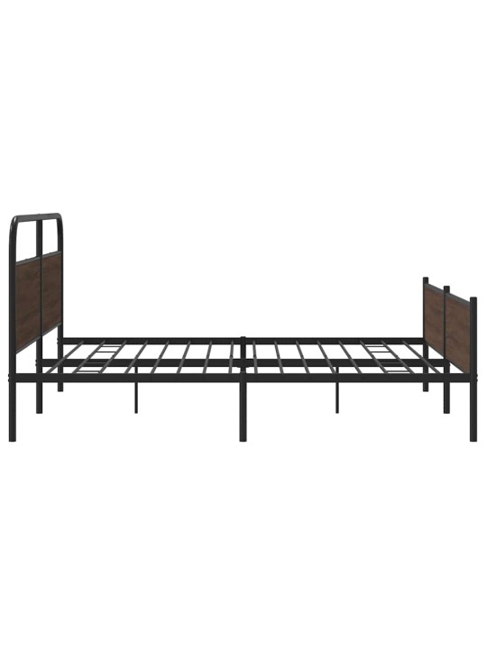 METALLIST VOODIRAAM ILMA MADRATSITA PRUUN TAMM 183X213 CM