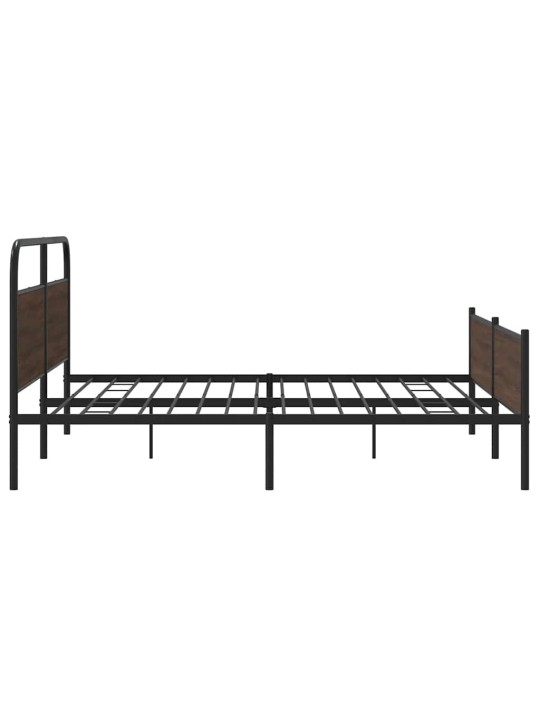 METALLIST VOODIRAAM ILMA MADRATSITA PRUUN TAMM 193X203 CM