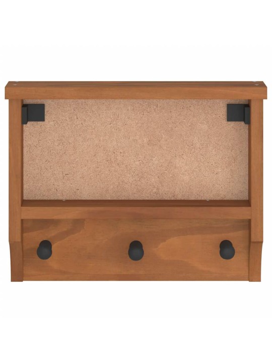 SEINALE PAIGALDATAV NAGI SANDNES 45X12X35 CM TÄISPUIDUST MÄND