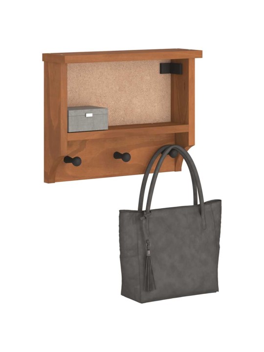 SEINALE PAIGALDATAV NAGI SANDNES 45X12X35 CM TÄISPUIDUST MÄND