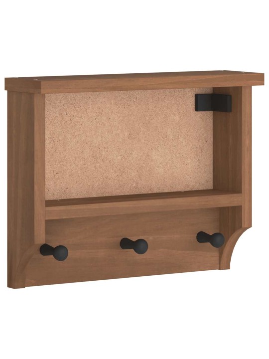 SEINALE PAIGALDATAV NAGI SANDNES 45X12X35 CM TÄISPUIDUST MÄND