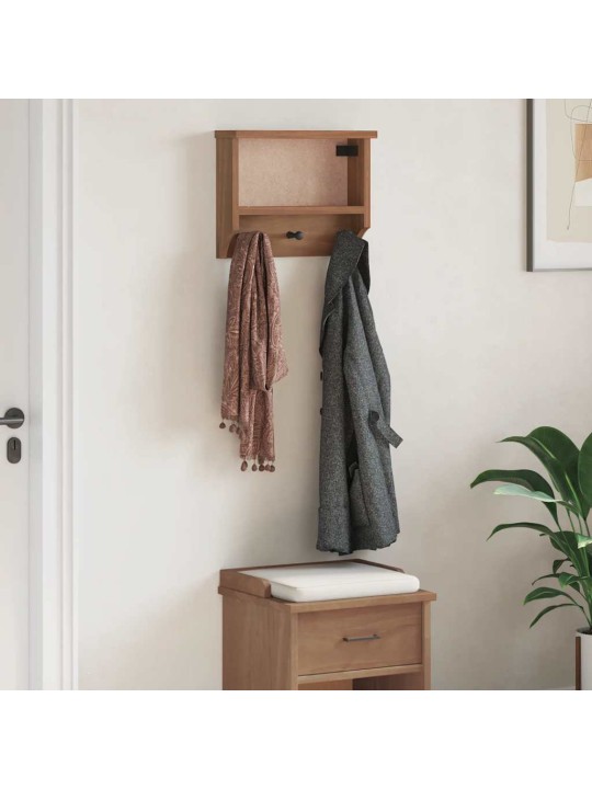SEINALE PAIGALDATAV NAGI SANDNES 45X12X35 CM TÄISPUIDUST MÄND