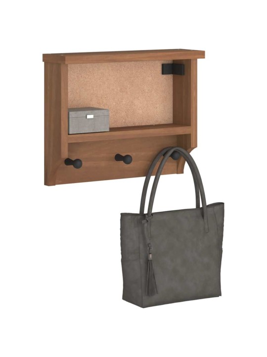 SEINALE PAIGALDATAV NAGI SANDNES 45X12X35 CM TÄISPUIDUST MÄND