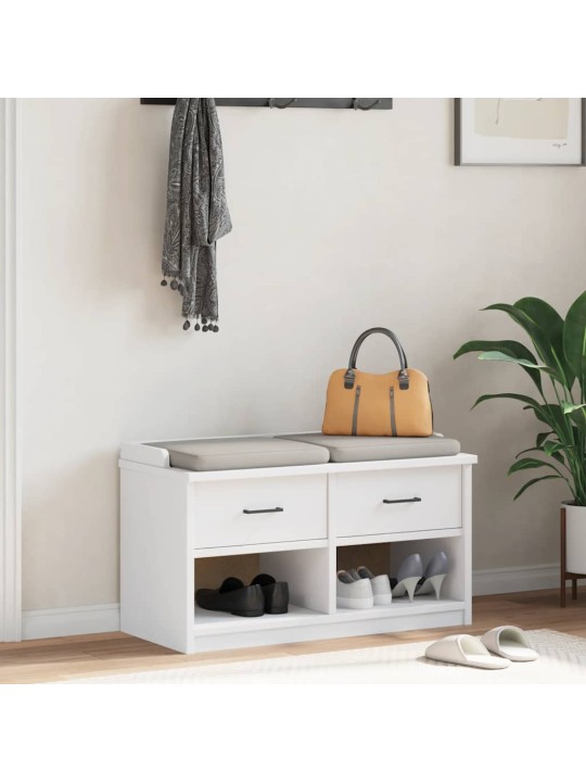 ESIKU PINK SANDNES VALGE 87X40X50 CM TÄISPUIDUST MÄND