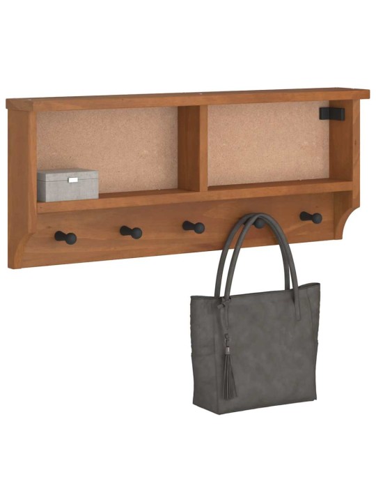 SEINALE PAIGALDATAV NAGI SANDNES 87X12X35 CM TÄISPUIDUST MÄND