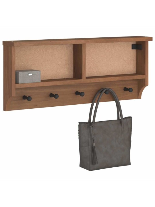 SEINALE PAIGALDATAV NAGI SANDNES 87X12X35 CM TÄISPUIDUST MÄND