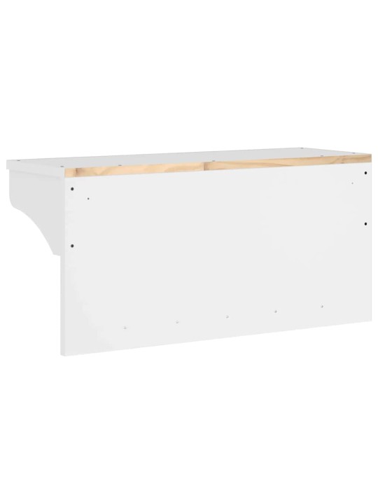 SEINALE PAIGALDATAV NAGI, SANDNES, VALGE, 87X30X42CM, MÄNNIPUIT