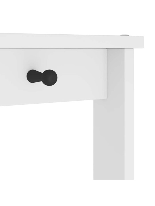 SAALIPUU SANDENS VALGE 87X40X159,5 CM TÄISPUIDUST MÄND