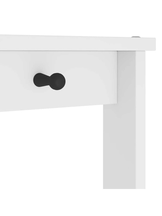 SAALIPUU SANDENS VALGE 87X40X159,5 CM TÄISPUIDUST MÄND