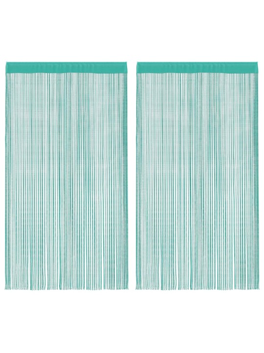 NÖÖRKARDINAD 2 TK, TÜRKIISSININE, 140 X 250 CM