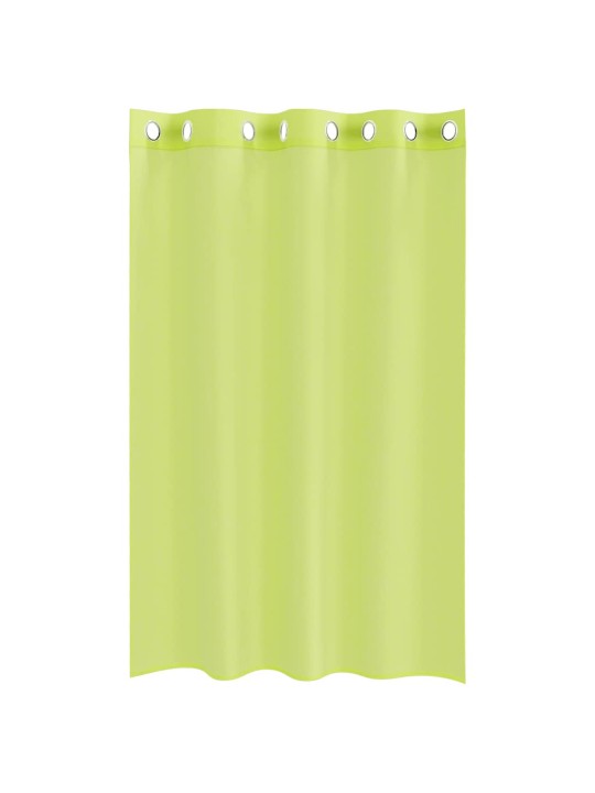 VOILE KARDINAD KOOS RÕNGASTEGA 2 TK APPLE GREEN 140X175 CM
