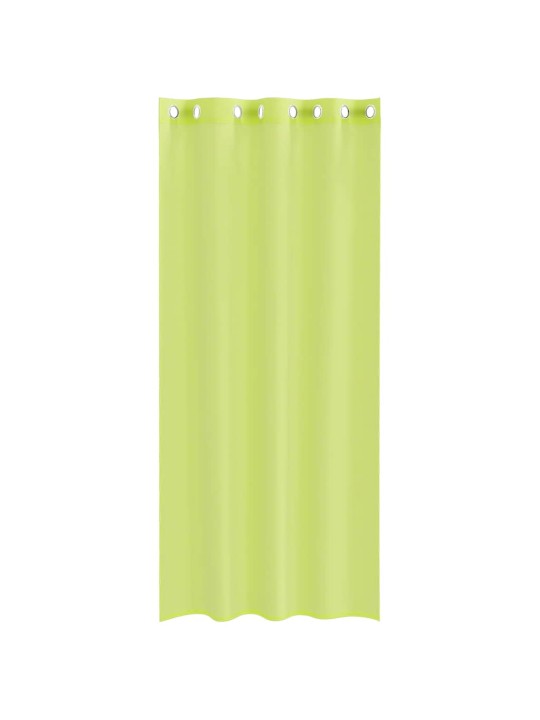 VOILE KARDINAD KOOS LÄBIVÕREDEGA 2 TK APPLE GREEN 140X225 CM