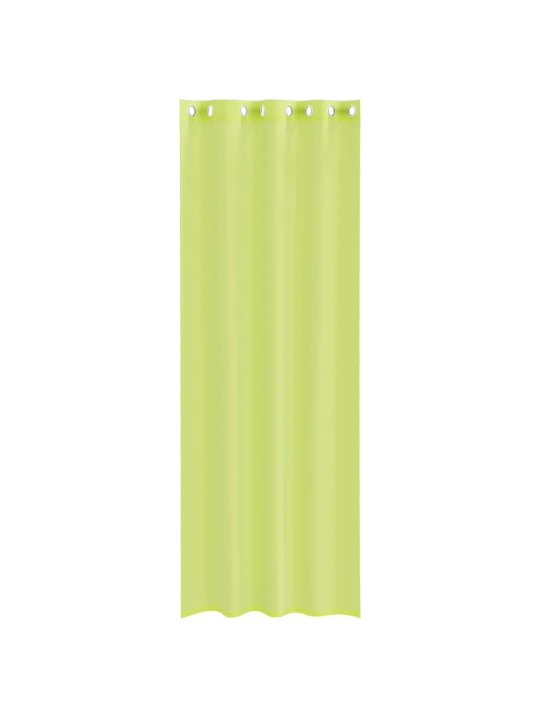 VOILE KARDINAD RÕNGASTEGA 2 TK APPLE GREEN 140X260 CM