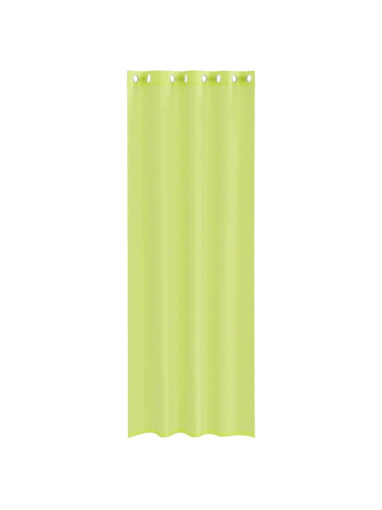 VOILE KARDINAD RÕNGASTEGA 2 TK APPLE GREEN 140X300 CM