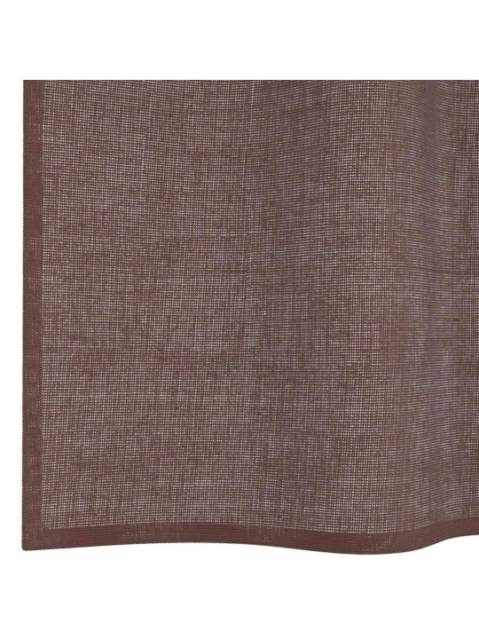 VOILE KARDINAD RÕNGASTEGA 2 TK PRUUN 140X260 CM
