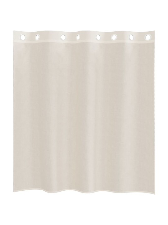 VOILE KARDINAD RÕNGASTEGA 2 TK KREEM 140X140 CM