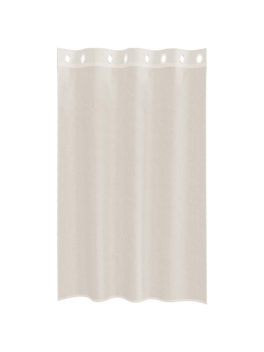VOILE KARDINAD RÕNGASTEGA 2 TK KREEM 140X175 CM