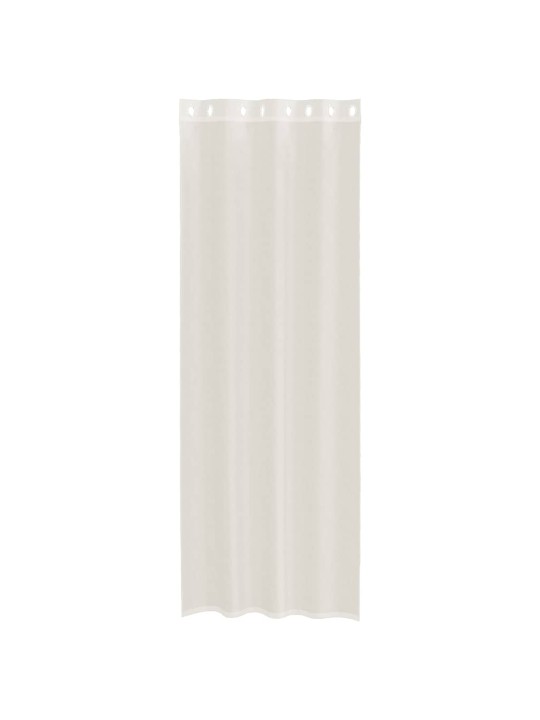 VOILE KARDINAD RÕNGASTEGA 2 TK KREEM 140X260 CM