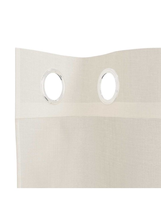 VOILE KARDINAD RÕNGASTEGA 2 TK KREEM 140X300 CM
