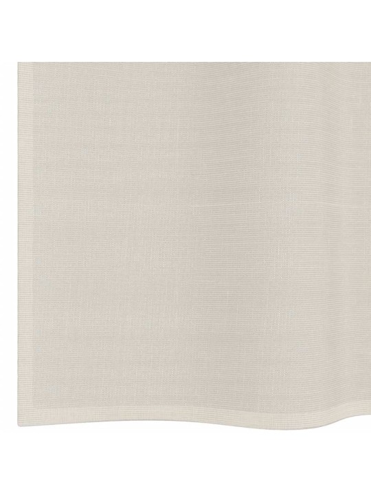 VOILE KARDINAD RÕNGASTEGA 2 TK KREEM 140X300 CM