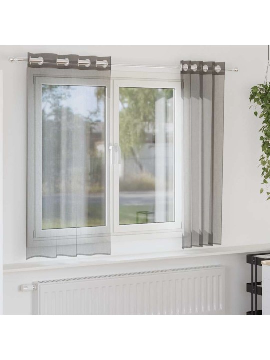 RÕNGASTIHENDIGA KARDINAD 2 TK TUMEHALL 140X140 CM