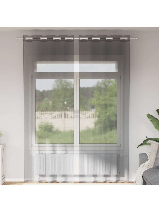 RÕNGASTIHENDIGA KARDINAD 2 TK TUMEHALL 140X260 CM