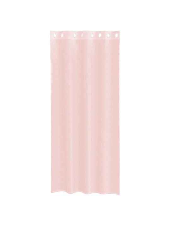 RÕNGASTIHENDIGA KARDINAD 2 TK HELEROOSA 140X245 CM
