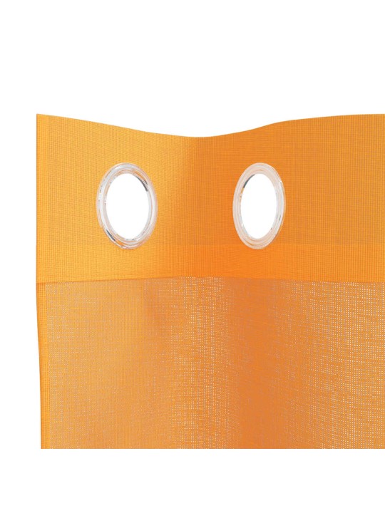 VOILE KARDINAD RÕNGASTIHENDIGA 2 TK ORANŽ 140X225 CM