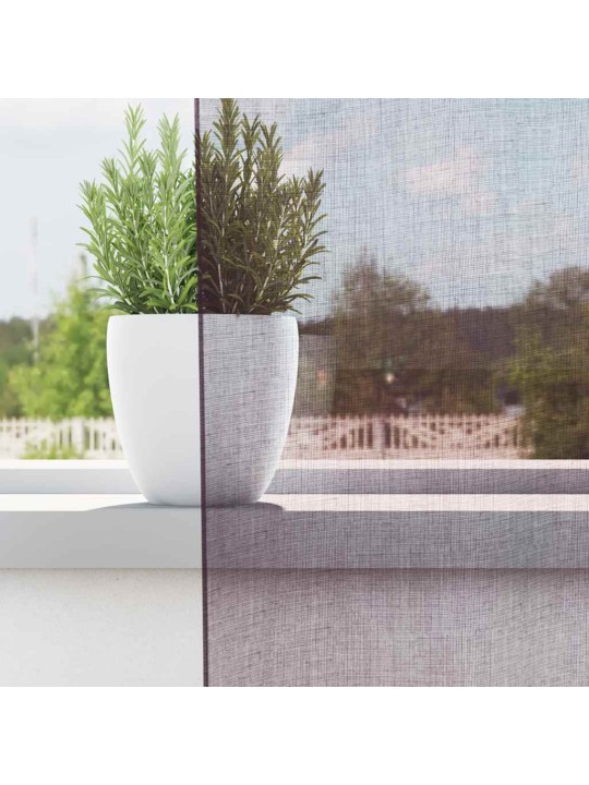 VOILE KARDINAD RÕNGASTEGA 2 TK LILLA 140X140 CM